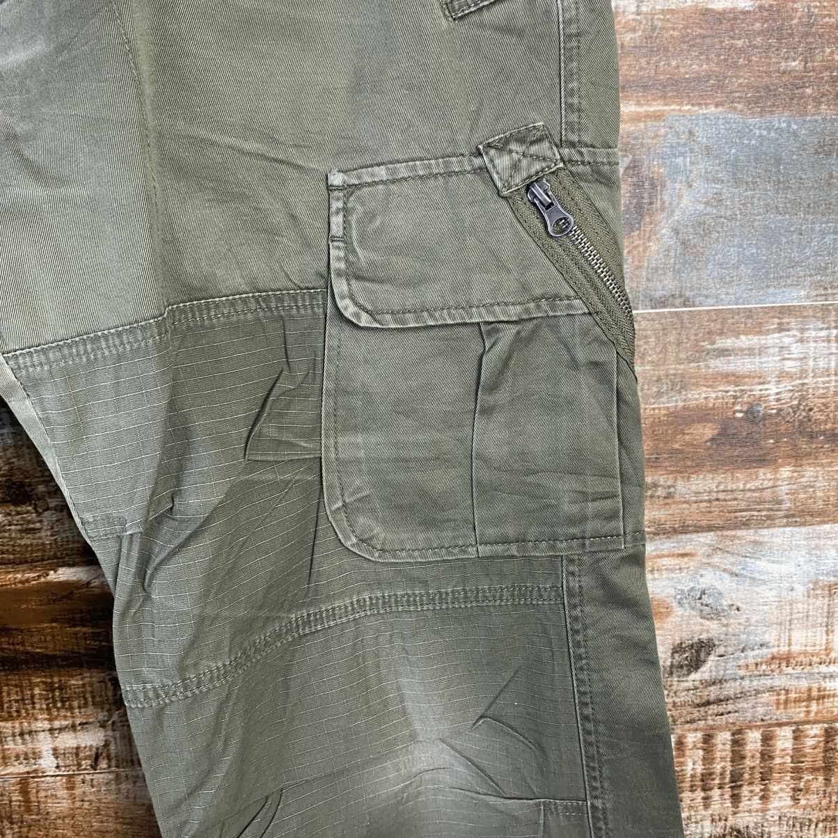 Airwalk DL Airwalk Green Cargo Multipocket Pants #C974 Size US 34 / EU 50 - 9 Thumbnail