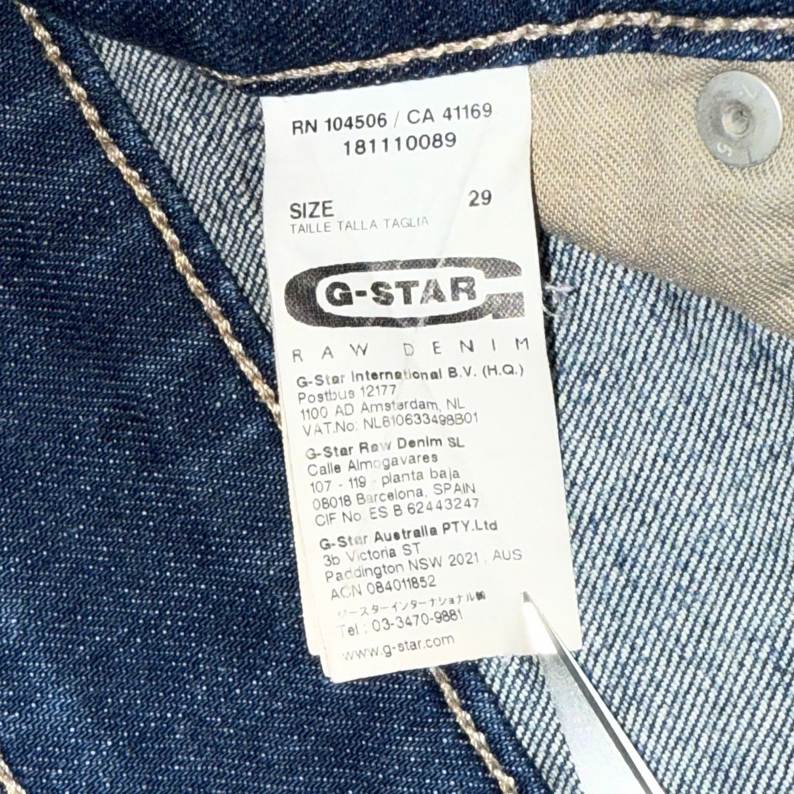 G-Star G-Star RAW Arc Mini Skirt Women’s 29 Distressed Denim Y2K Size 29" - 10 Thumbnail