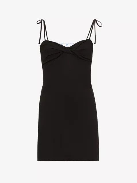Off-White o1y1225 Mini Dress in Black Size XS / US 0-2 / IT 36-38 - 1 Thumbnail