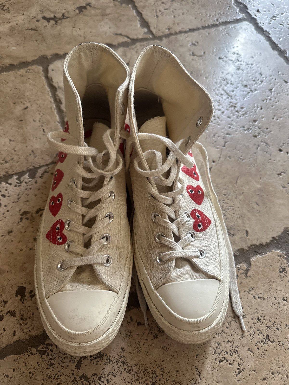 Comme des Garcons Converse Comme des Garçons Play x Chuck 70 Hi Top Size US 8.5 / EU 41-42 - 3 Thumbnail