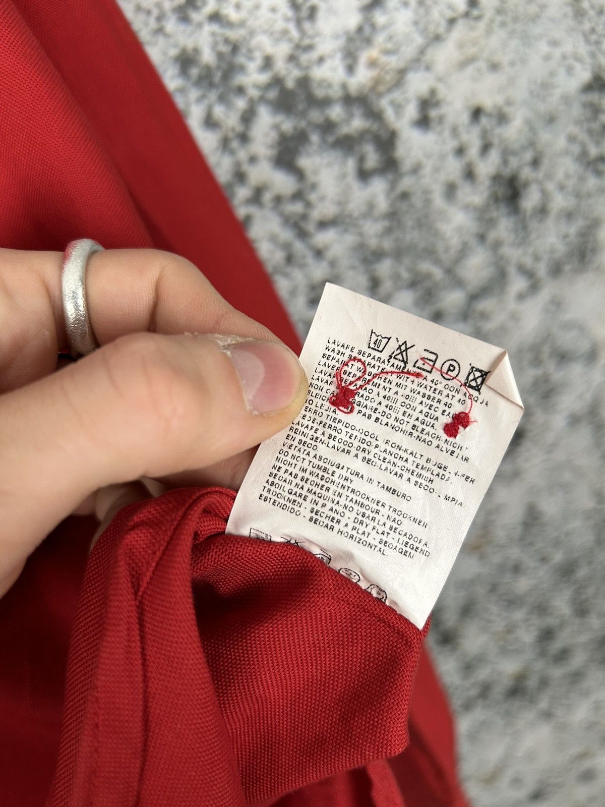 Stone Island Vintage Stone Island Red Shirt Designer Rare 90s Archive Size US L / EU 52-54 / 3 - 6 Thumbnail