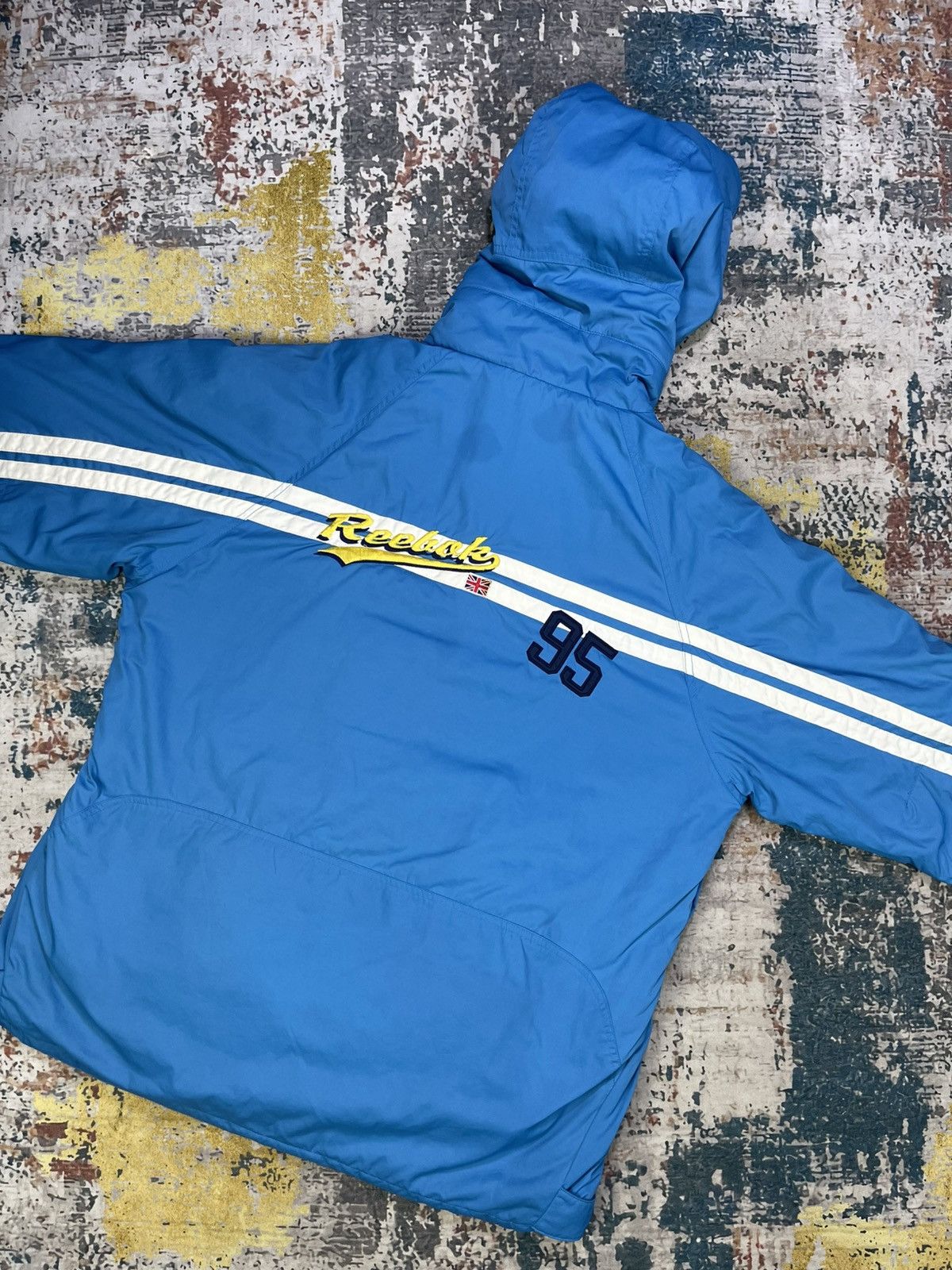 Reebok Reebok Classic UK95 Backhit Winter Jacket Size US L / EU 52-54 / 3 - 3 Thumbnail