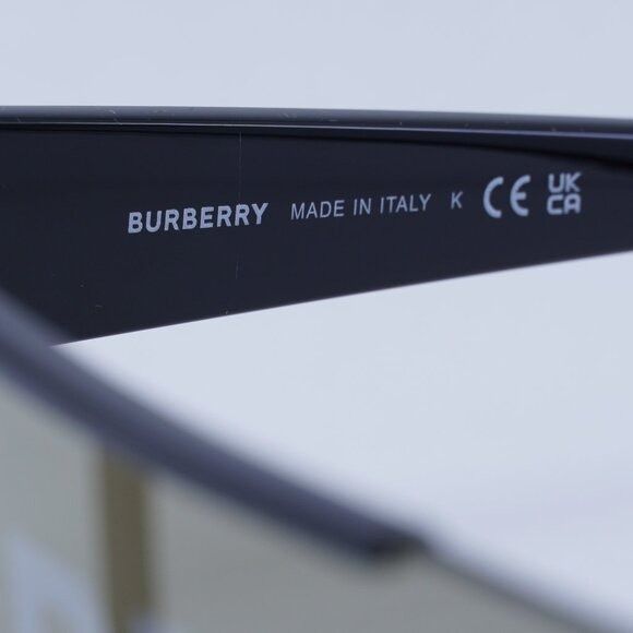 Burberry Burberry BE4291 3001/G Sunglasses Black Shield Frame Size ONE SIZE - 7 Thumbnail