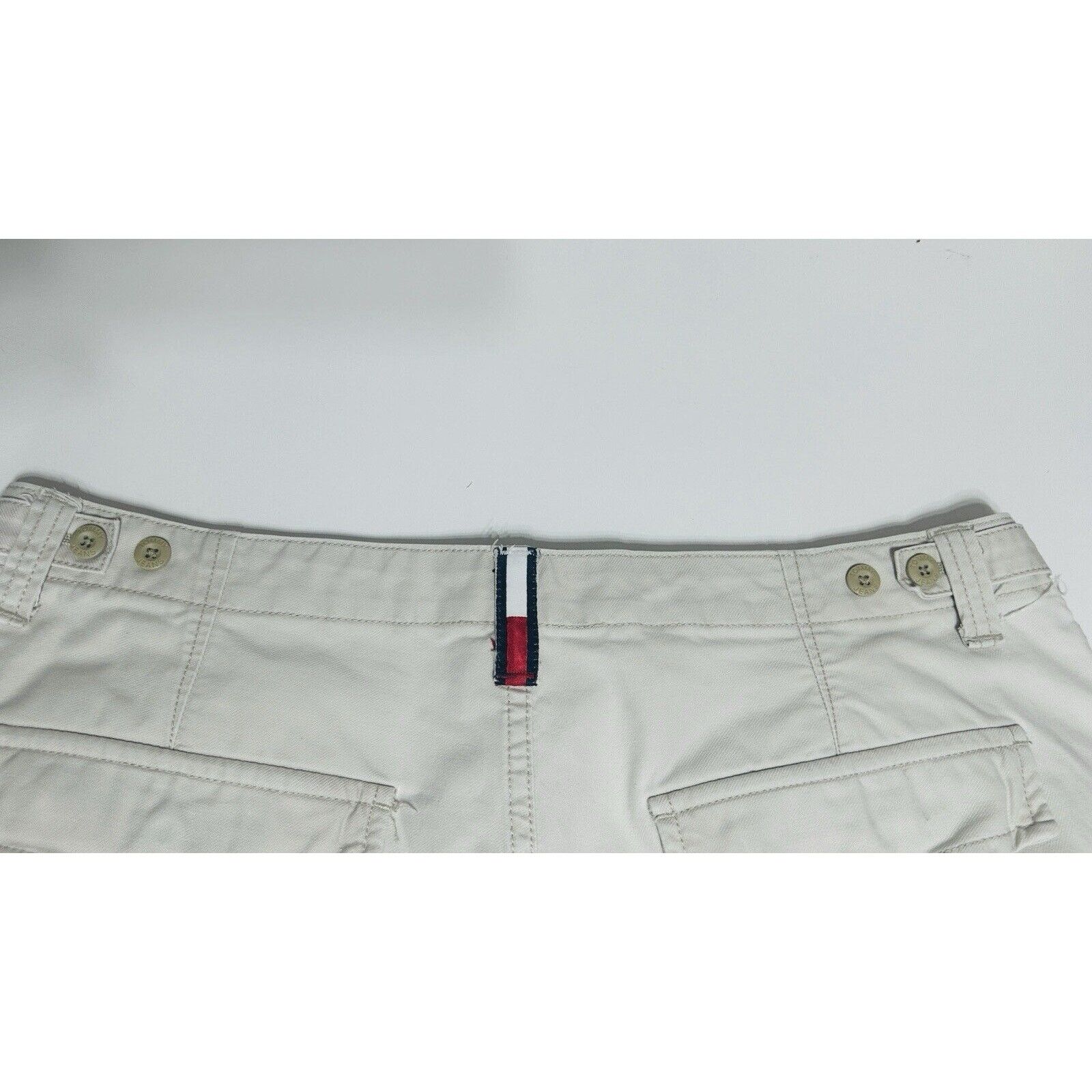 Tommy Hilfiger Vintage Wide Leg Tommy Jeans Mens Cargo Khaki Pants 38 90s Size US 38 / EU 54 - 12 Thumbnail