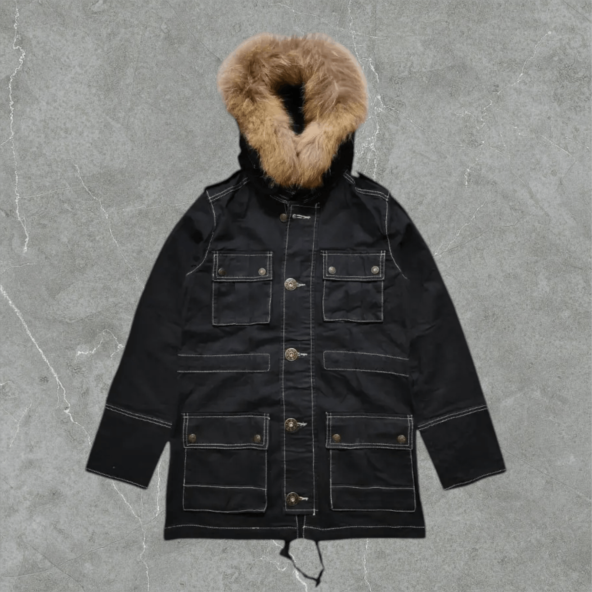Japanese Brand Japanese LB-03 FUR JACKET ifsixwasnine lgb style Size US M / EU 48-50 / 2 - 1 Thumbnail