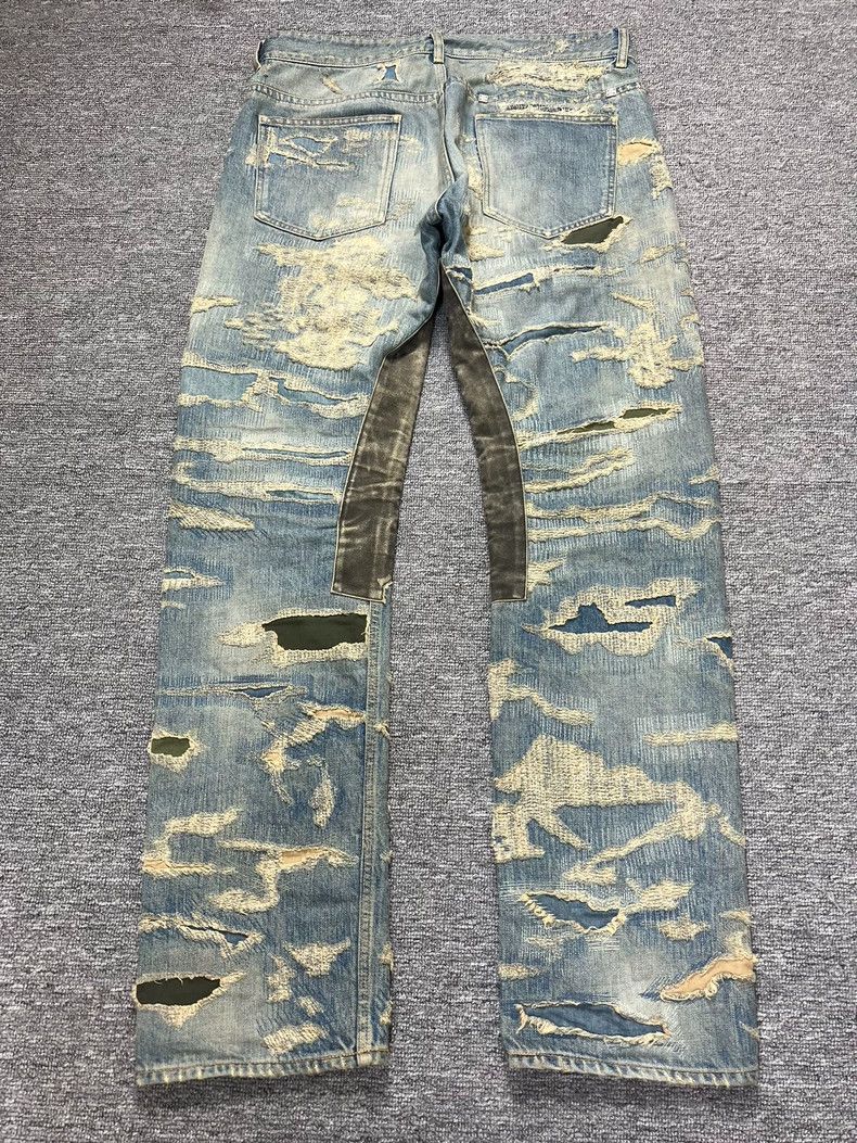 Givenchy Givenchy21fwBoro Patch Erosive Wrecking Jeans 2503-Nextarro Size US 34 / EU 50 - 2 Thumbnail