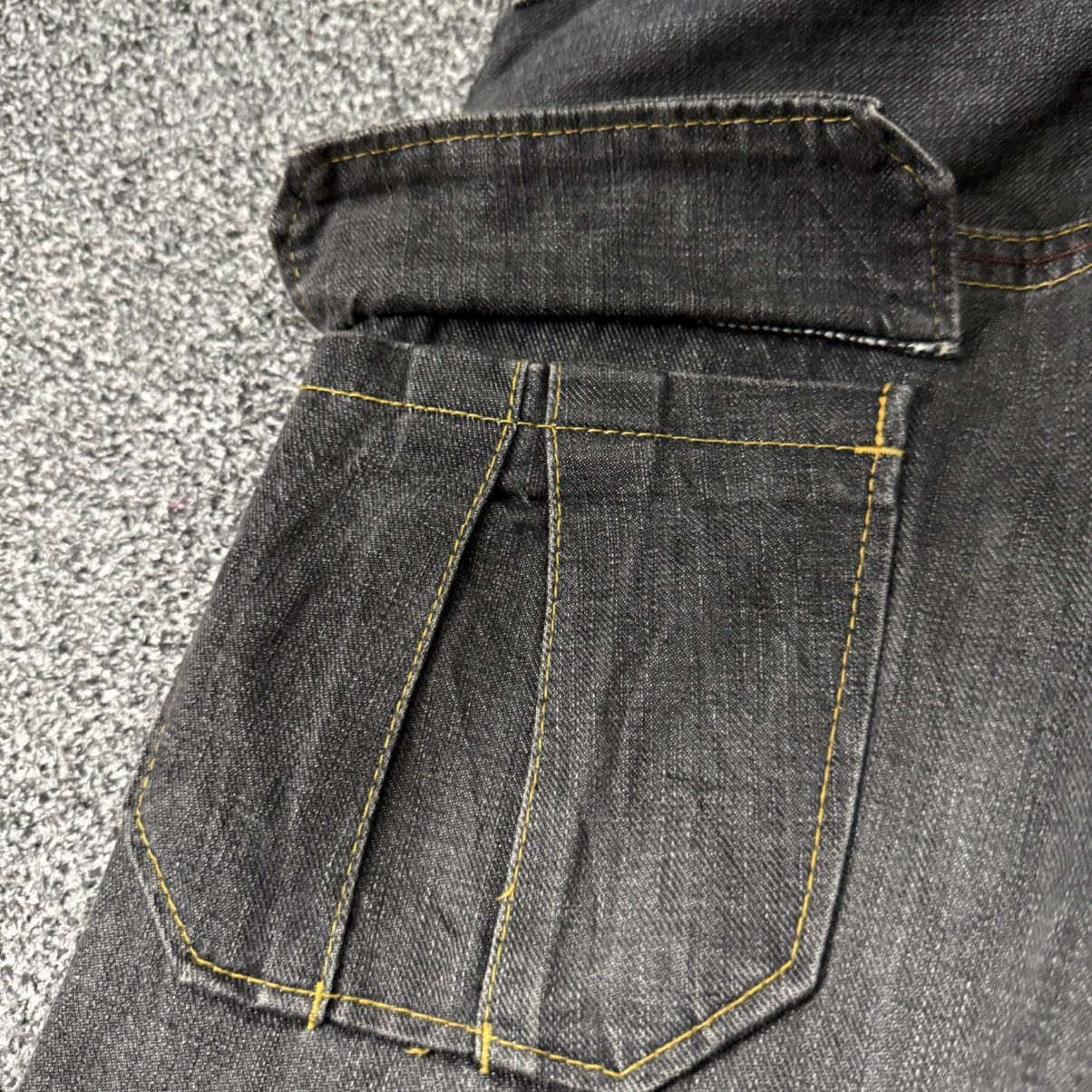 If Six Was Nine 🔥🔥🇯🇵 Vintage 90s Japanese LGB Bondage Strap Lace Denim Size US 31 - 11 Thumbnail