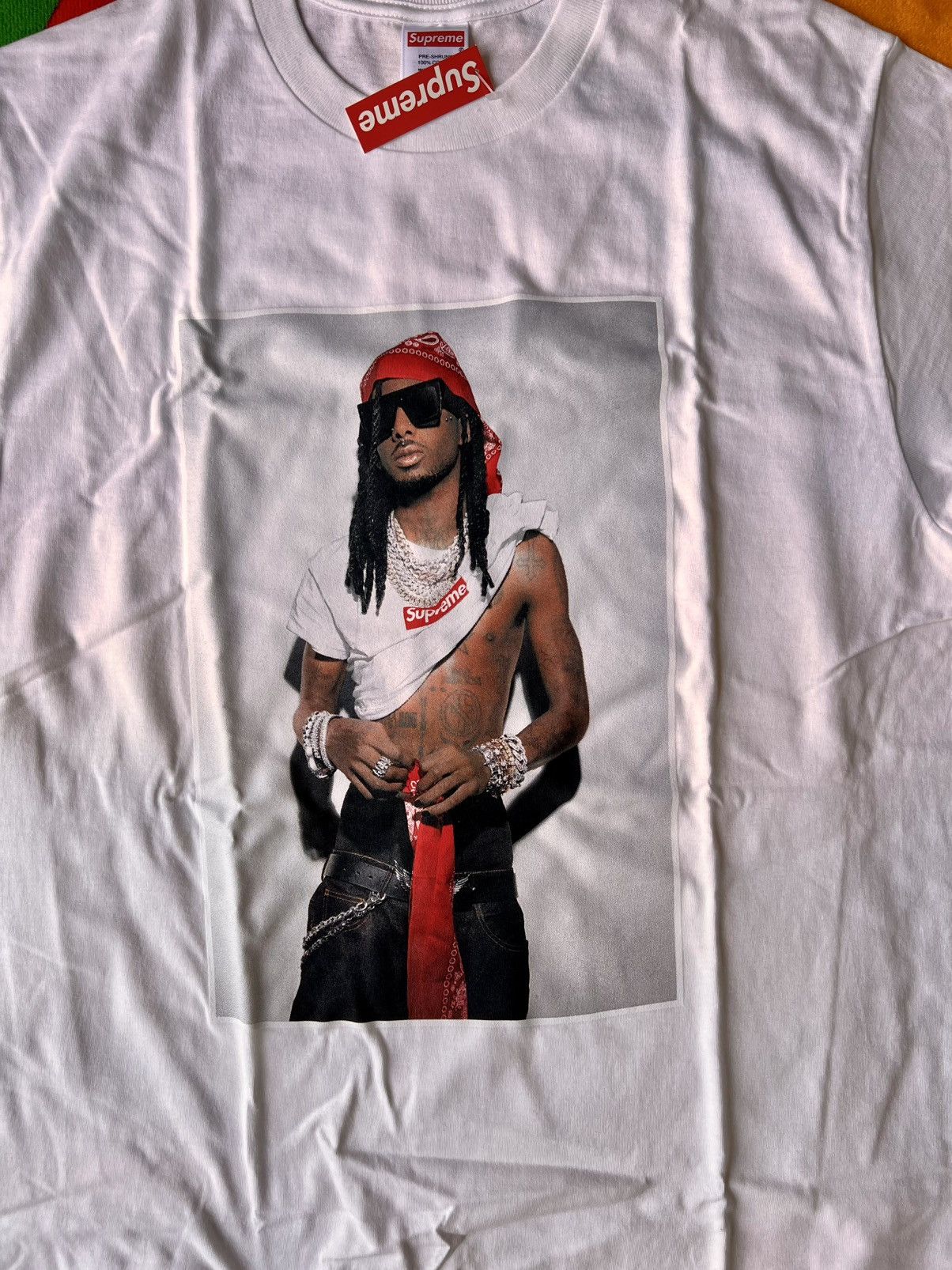 Supreme Supreme Playboi Carti Photo Tee White L tshirt rap trap Size US L / EU 52-54 / 3 - 5 Thumbnail
