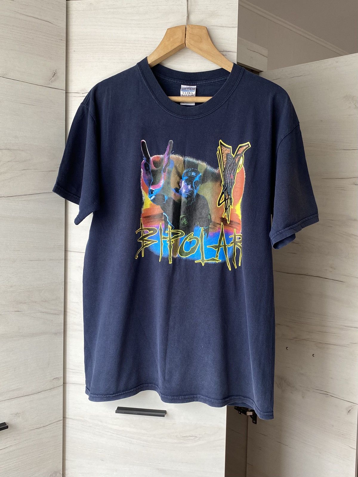 Band Tees × Rap Tees × Vintage Vanilla Ice Vintage 2001 Bipolar AlbumPromo Shirt L Size US L / EU 52-54 / 3 - 1 Thumbnail