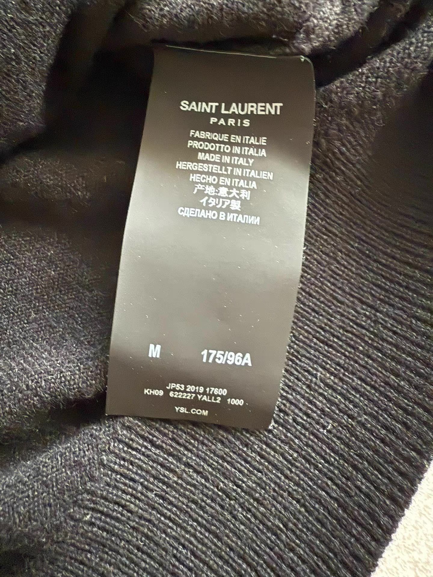 Saint Laurent Paris Saint Laurent Men's Cashmere Sweater Ｑ23 Size US M / EU 48-50 / 2 - 3 Thumbnail