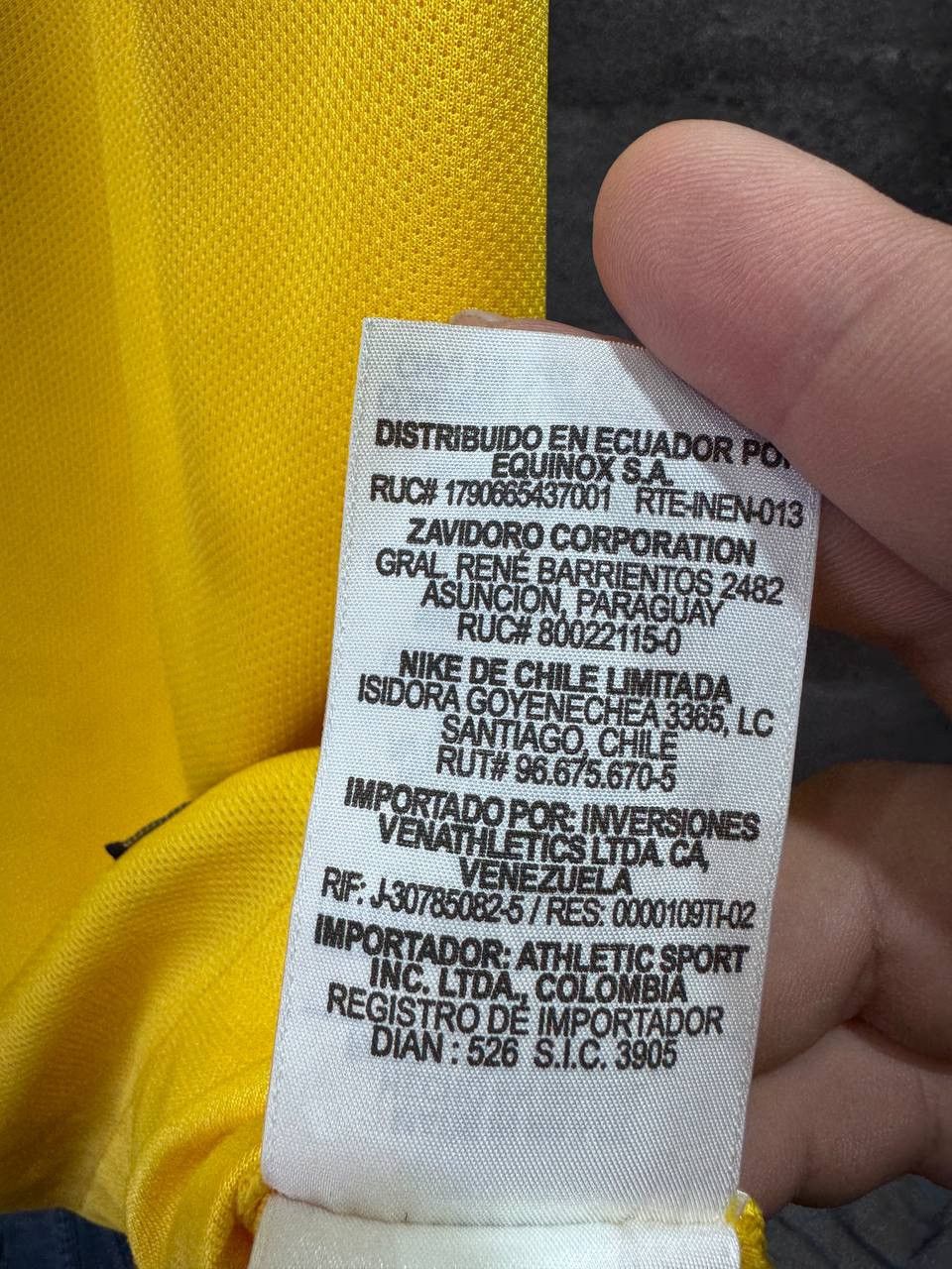 Nike Nike Brasil CBF Brazil 2014 Home Dri-Fit Soccer Jersey Size US XXL / EU 58 / 5 - 11 Thumbnail