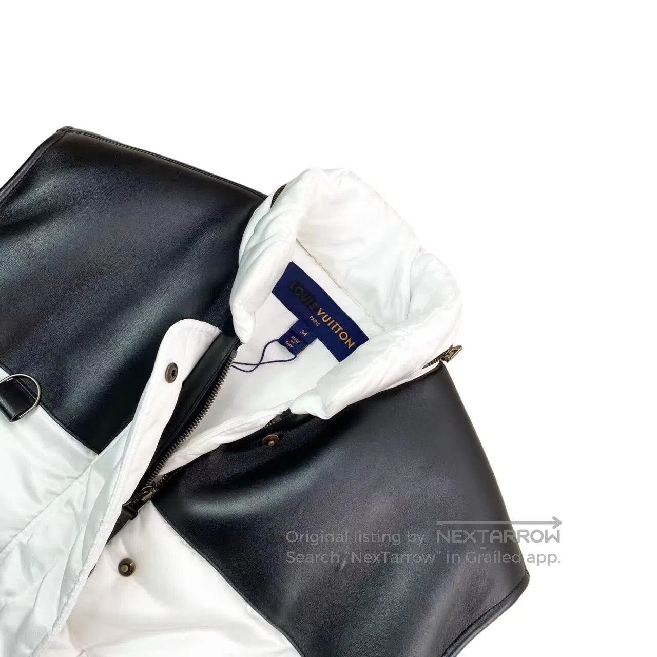 Louis Vuitton Louis Vuitton Black and white color-blocked down vest| Size XXS / US 00 / IT 34 - 3 Thumbnail