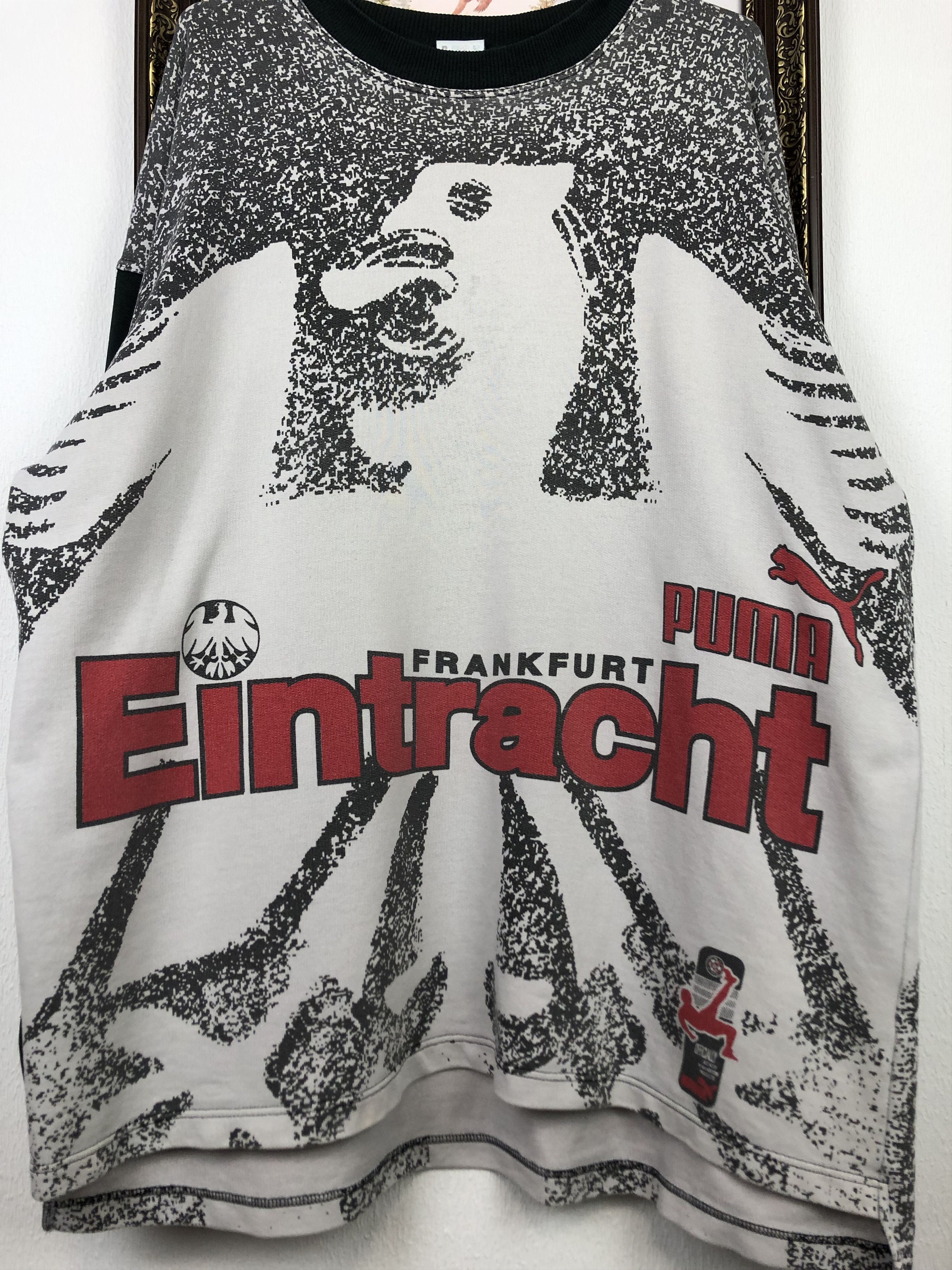 Vintage Vintage Eintracht Frankfurt Football Sweatshirt Tee Shirt Size US XL / EU 56 / 4 - 3 Thumbnail