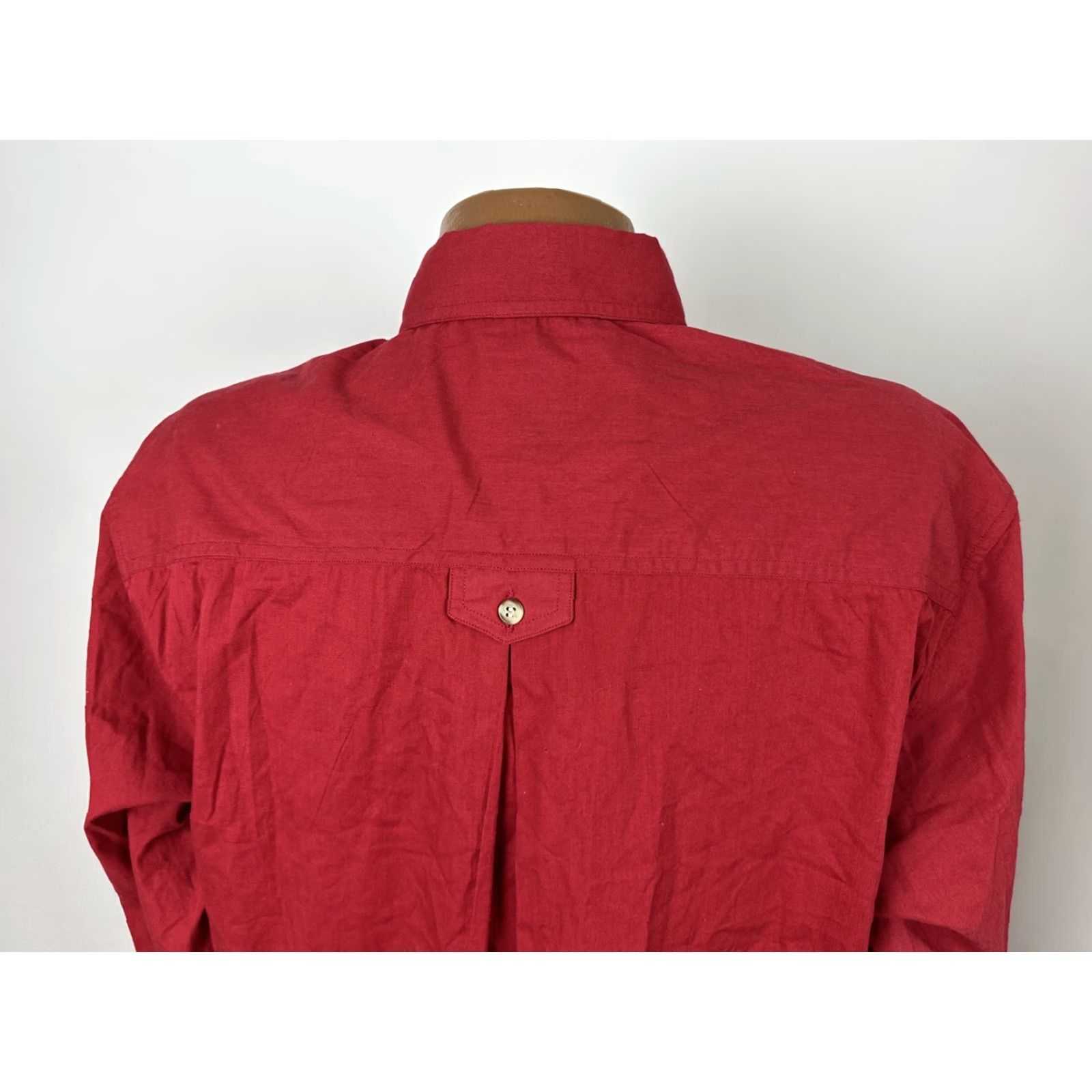 Vintage Vintage Boston Traders Shirt Men L Red Long Sleeve Button-Down Cotton NWT 90s Casual Pockets Size US L / EU 52-54 / 3 - 7 Thumbnail