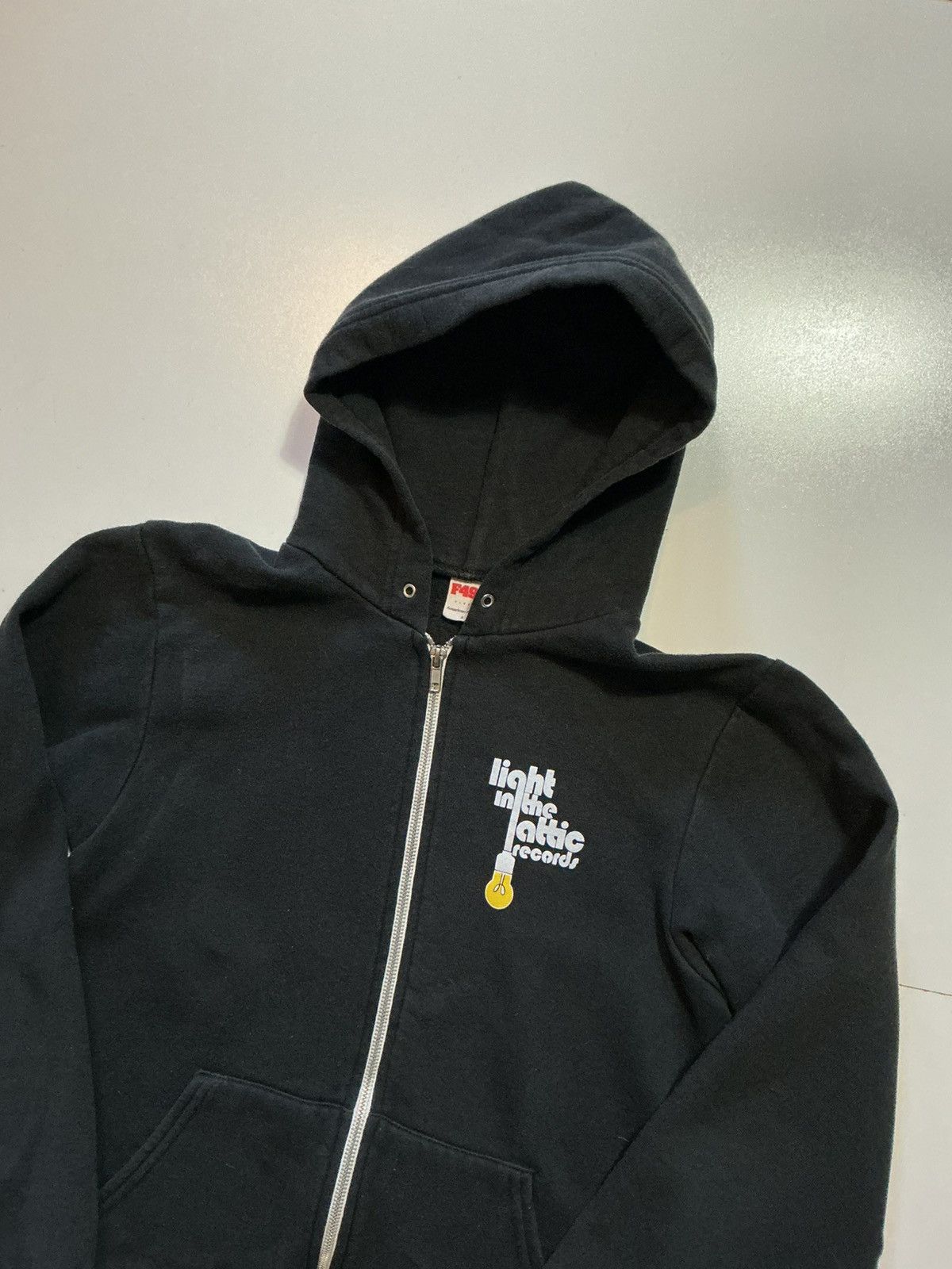 American Apparel Light In The Attic Records Black Fleece Full Zip Hoodie Size US S / EU 44-46 / 1 - 4 Thumbnail