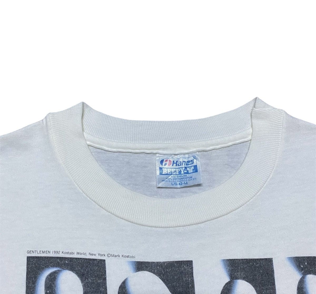 Vintage Rare‼️🔥Vintage 1992 Mark Kostabi Gentleman Art T-Shirt Size US M / EU 48-50 / 2 - 4 Thumbnail