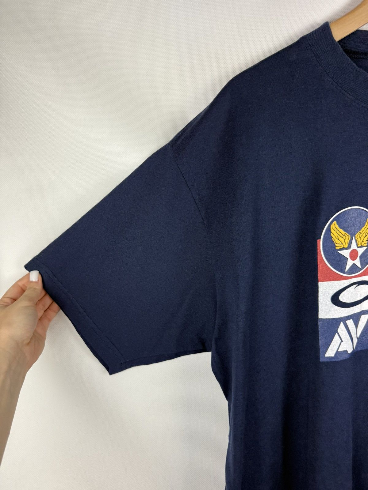 Avirex Avirex USA Big Logo Short Sleeve Vintage Flight T Shirt Size US XL / EU 56 / 4 - 10 Thumbnail