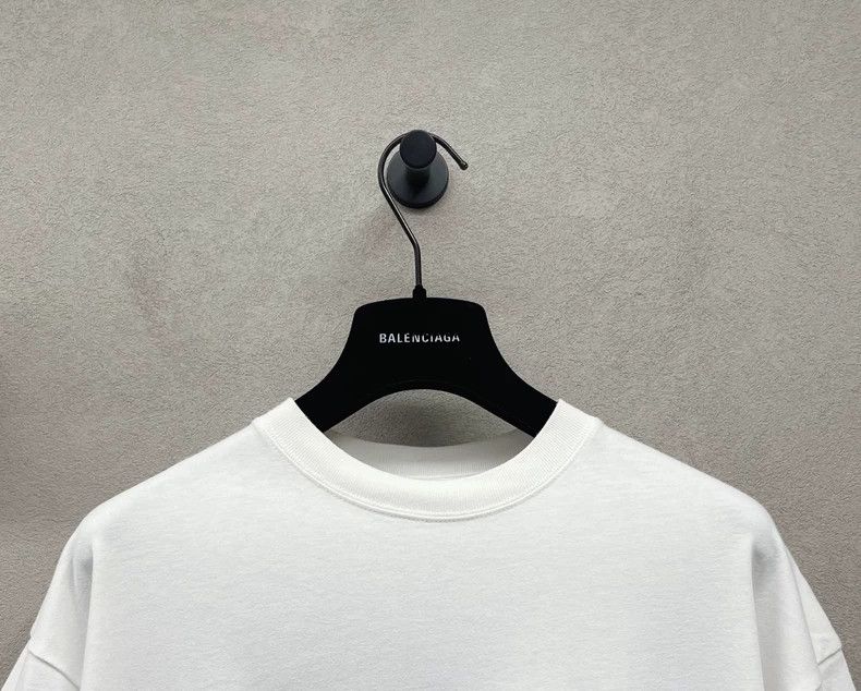 Balenciaga Balenciaga Solid color Logo letter printed round neck shor Size US XS / EU 42 / 0 - 4 Thumbnail
