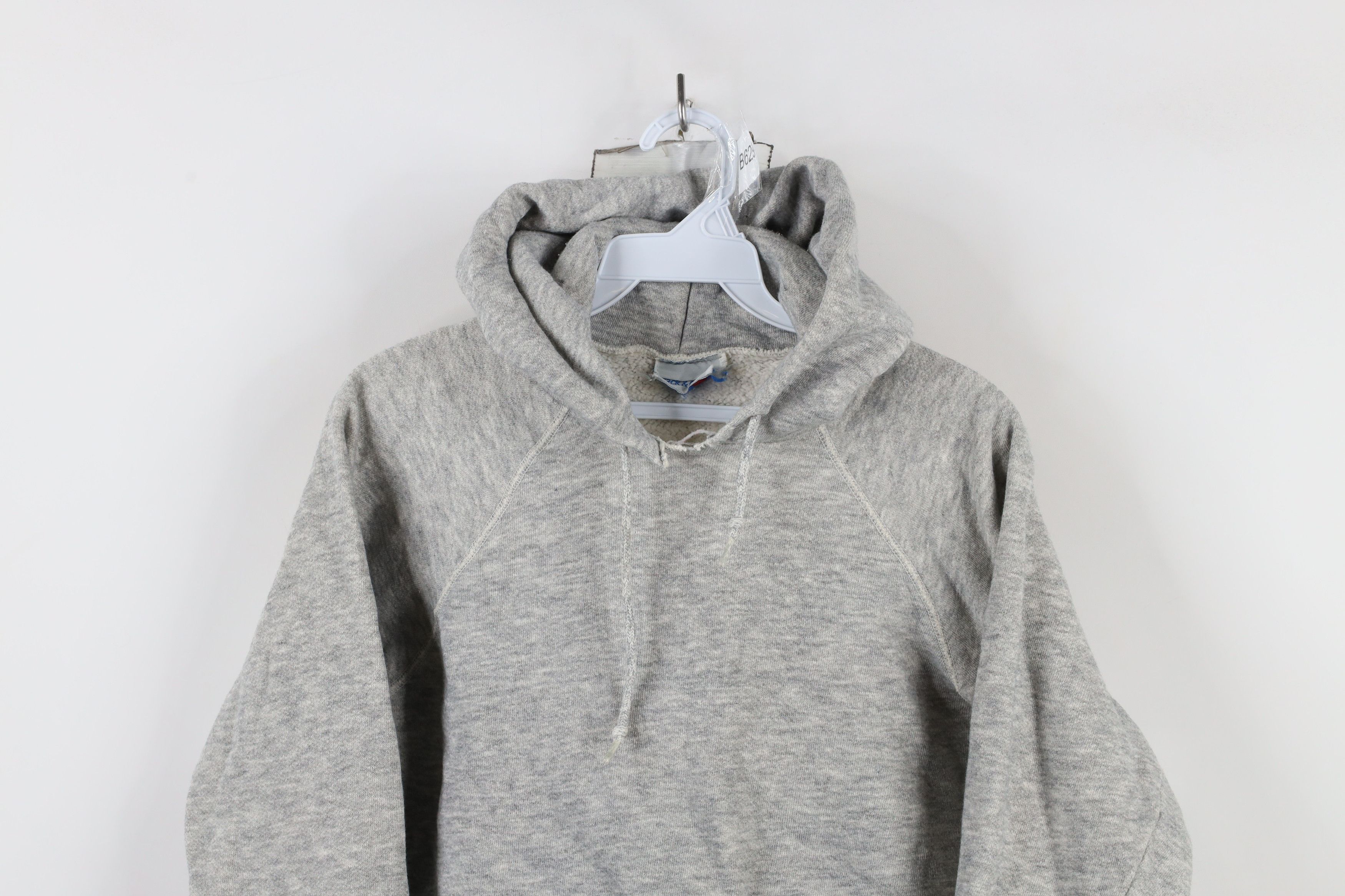 Vintage Vintage 70s 80s Streetwear Triblend Hoodie Sweatshirt Gray Size US S / EU 44-46 / 1 - 2 Thumbnail