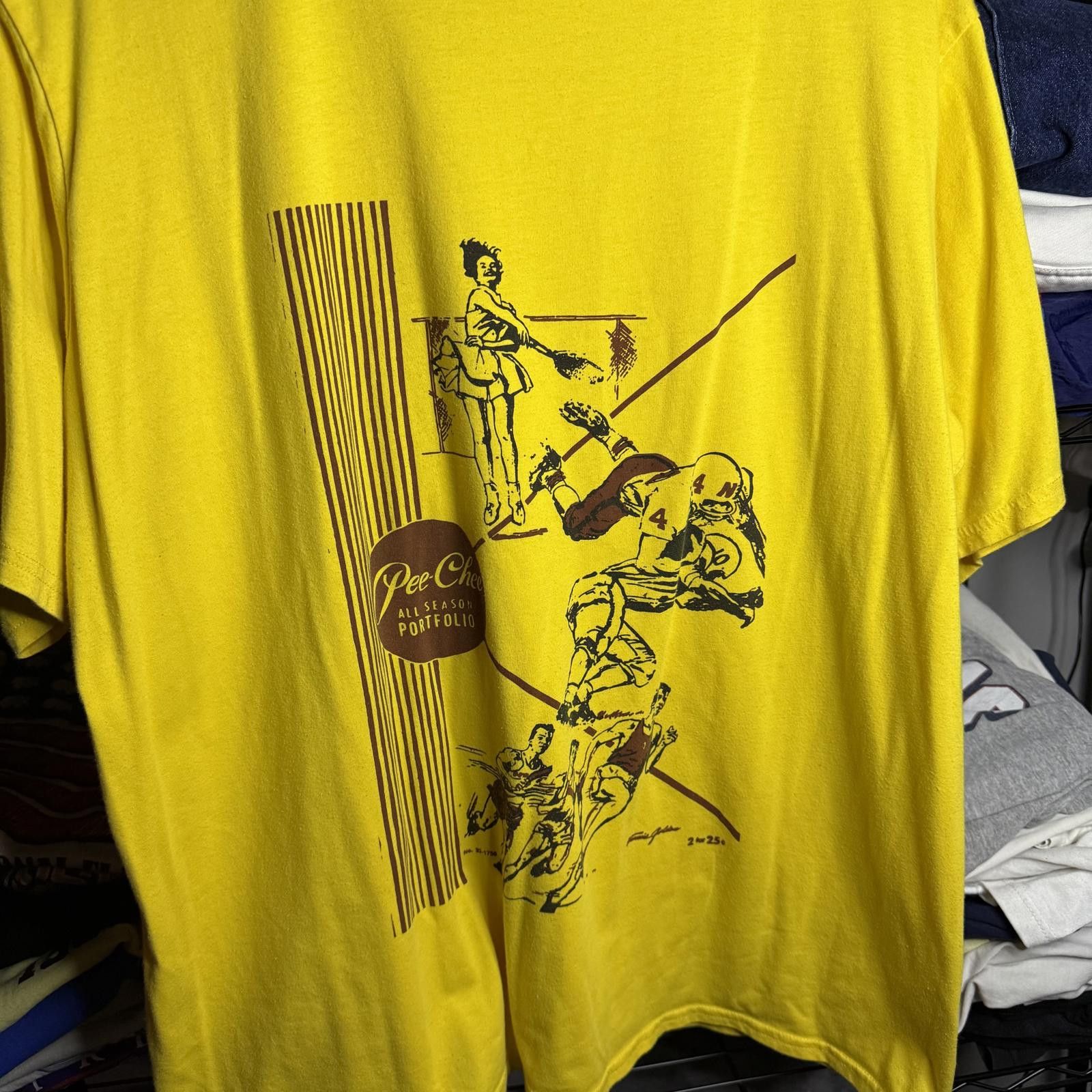 Designer Vintage Pee Chee Class of 1990 Vintage T-shirt Size US XL / EU 56 / 4 - 2 Thumbnail
