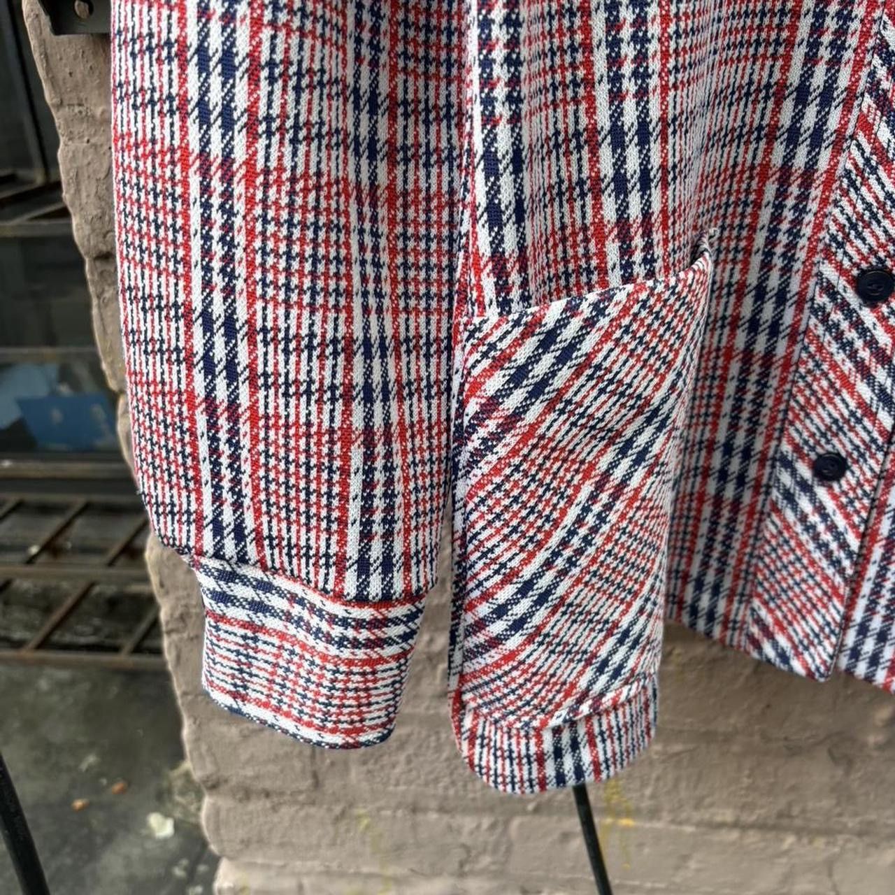 Other Vintage 70s Montgomery Ward Plaid Wool Button Down Jacket Size S / US 4 / IT 40 - 4 Thumbnail