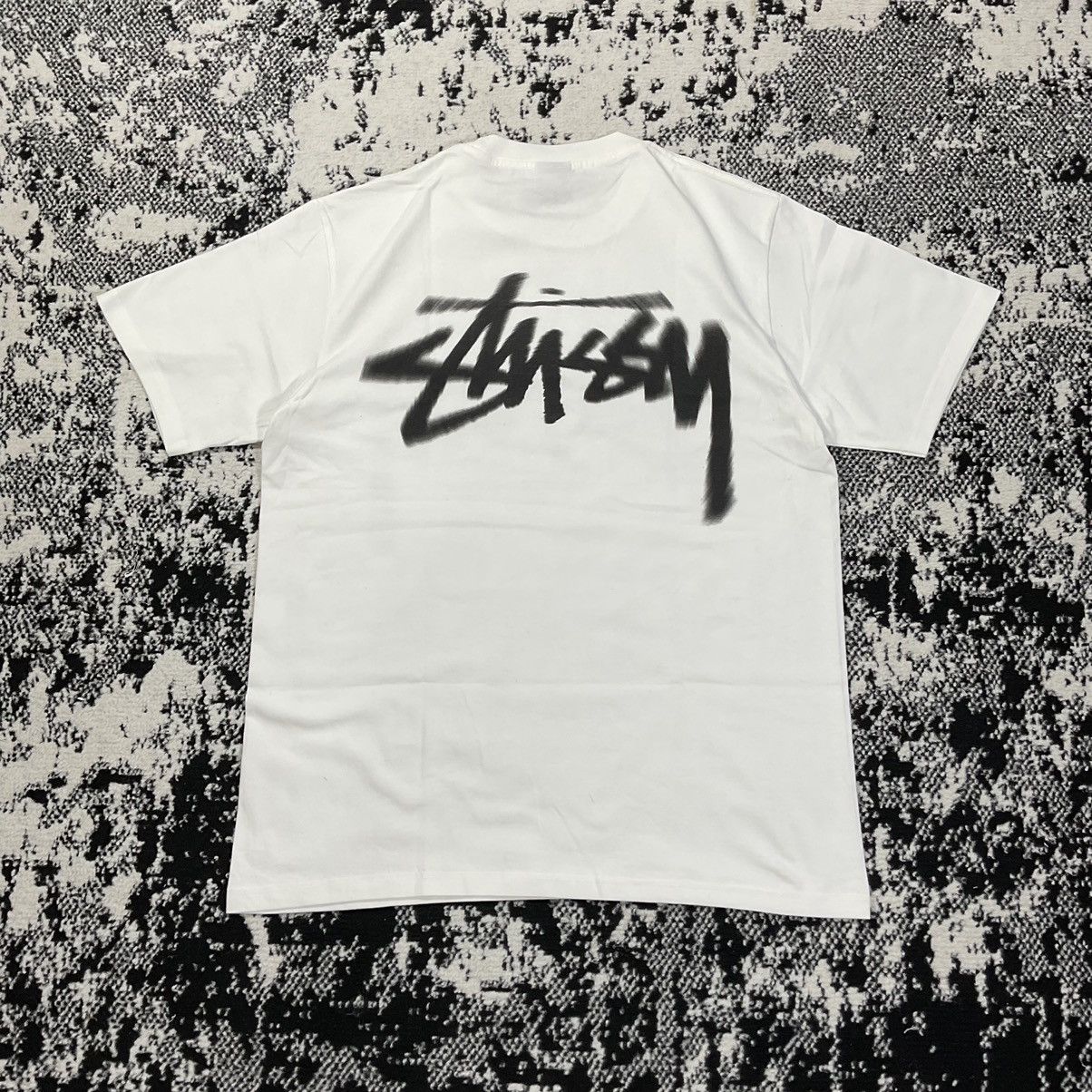 Stussy STUSSY DIZZY STOCK TEE WHITE - L Size US L / EU 52-54 / 3 - 3 Thumbnail