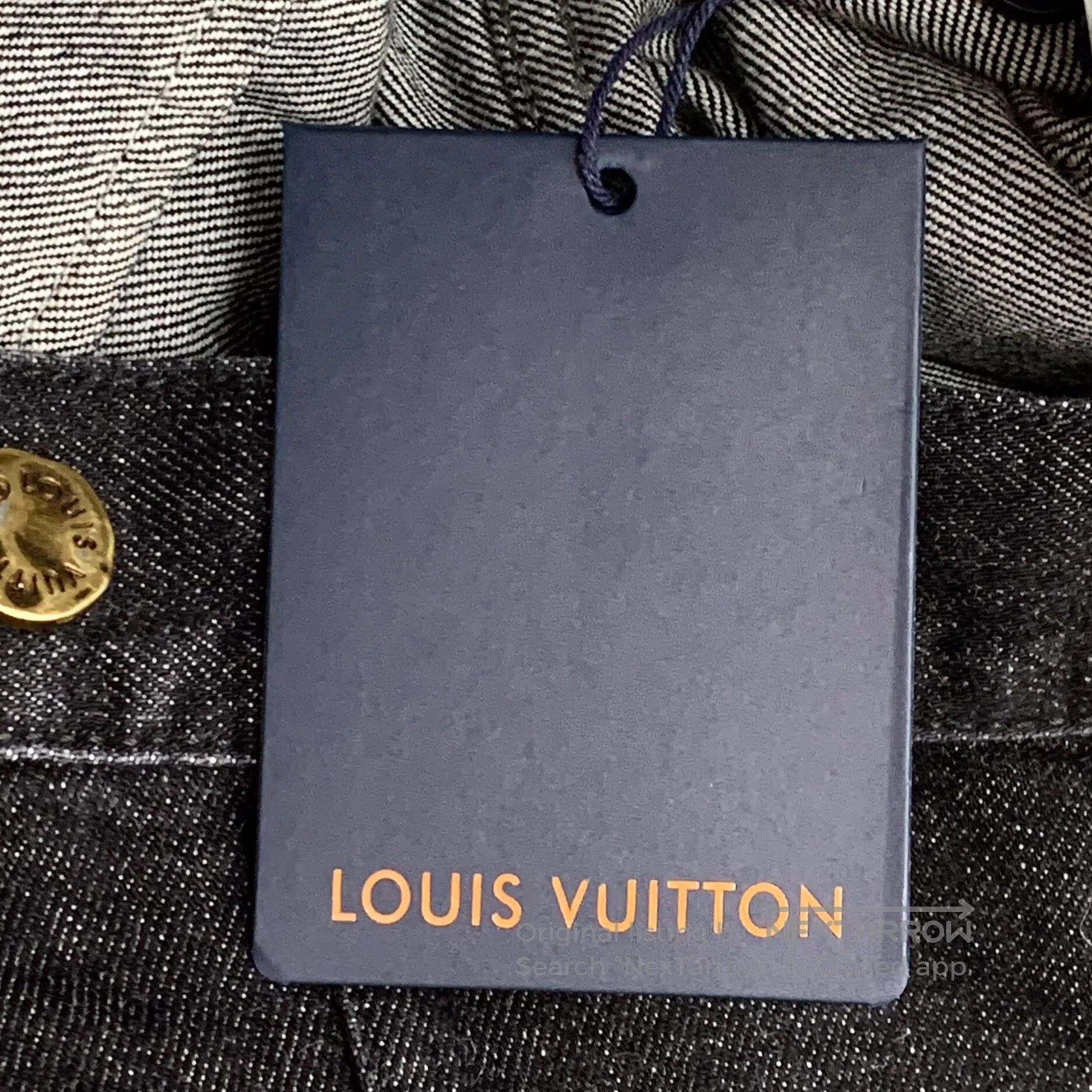 Louis Vuitton Louis Vuitton Black Pocket Tie Cotton Turn-down Collar Sin Size US M / EU 48-50 / 2 - 9 Thumbnail
