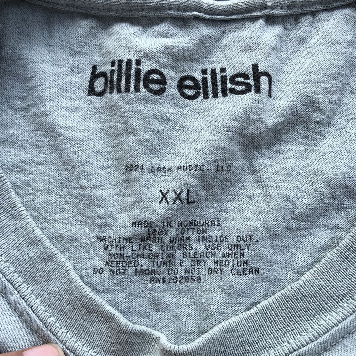 Band Tees Billie Eilish Happier Than Ever Tour T Shirt Size US XXL / EU 58 / 5 - 5 Thumbnail