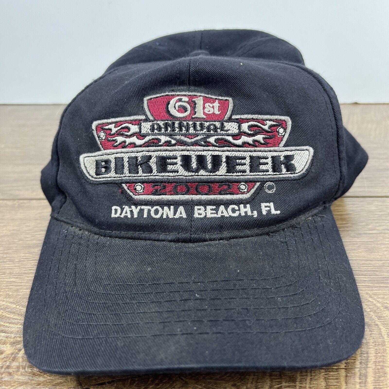 Other 61st Annual Bikeweek Hat Black Hat Snapback Adjustable Dayto Size ONE SIZE - 4 Thumbnail