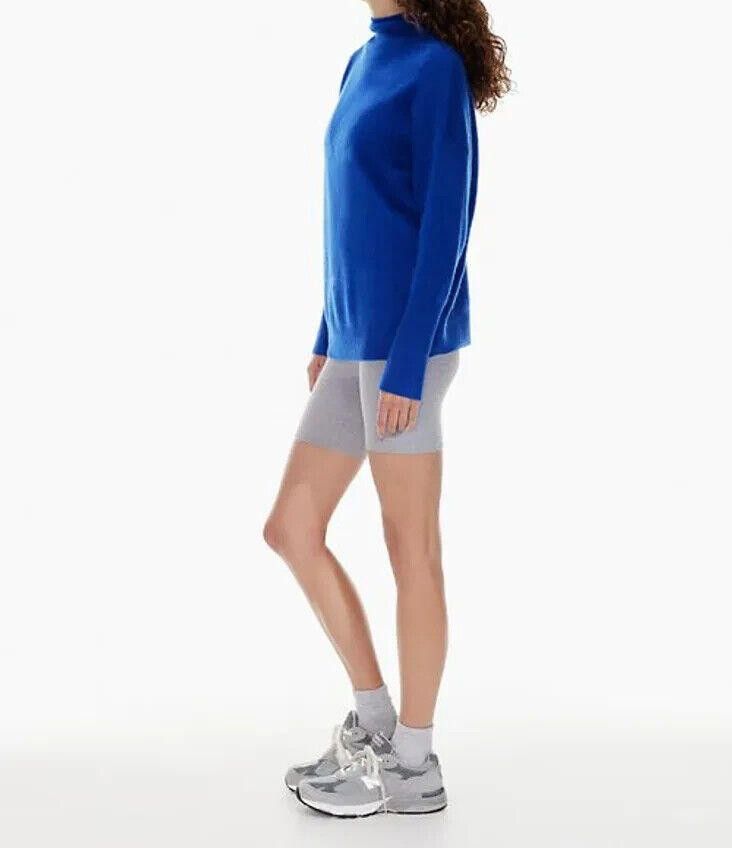 Designer Wilfred Small Bluebell Luxe Cashmere Jara Pullover Sweater Size S / US 4 / IT 40 - 3 Thumbnail
