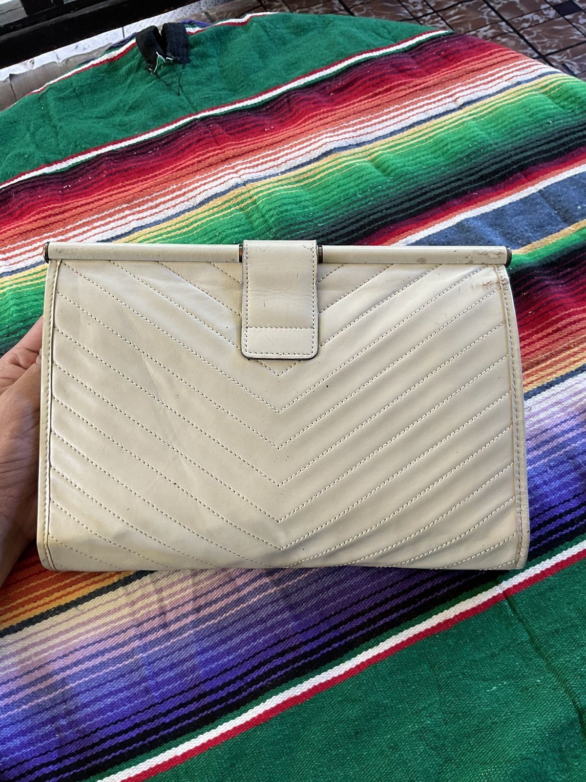 Japanese Brand × Yves Saint Laurent Vintage YSL clutch bag Size ONE SIZE - 3 Thumbnail