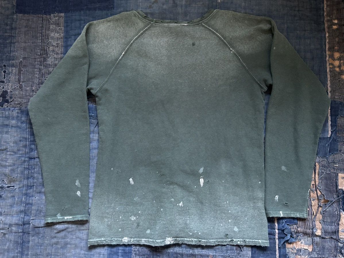 Kapital Kapital u neck damaged painted sweater Size US L / EU 52-54 / 3 - 9 Thumbnail