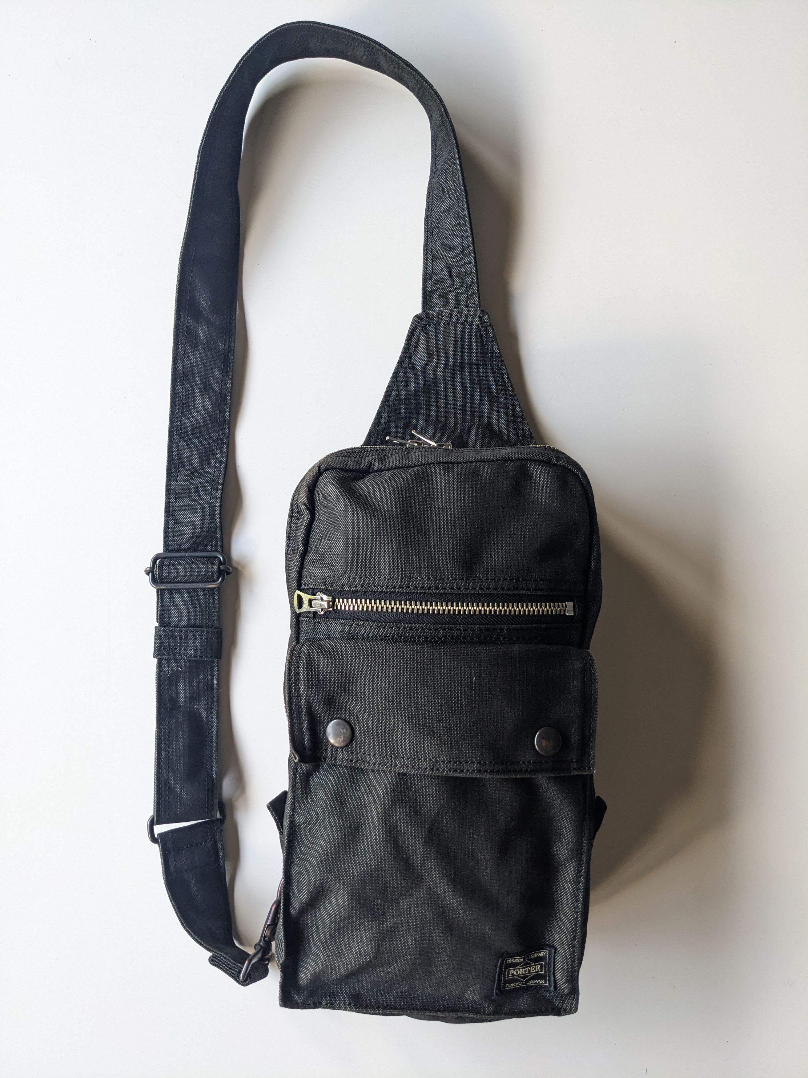 Porter Smokey Crossbody Bag in Grey, Men's