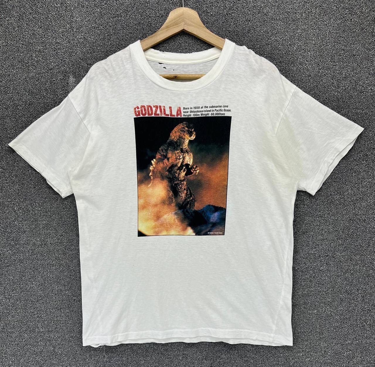 Japanese Brand × Movie × Vintage Vintage 90s Godzilla Movie T 