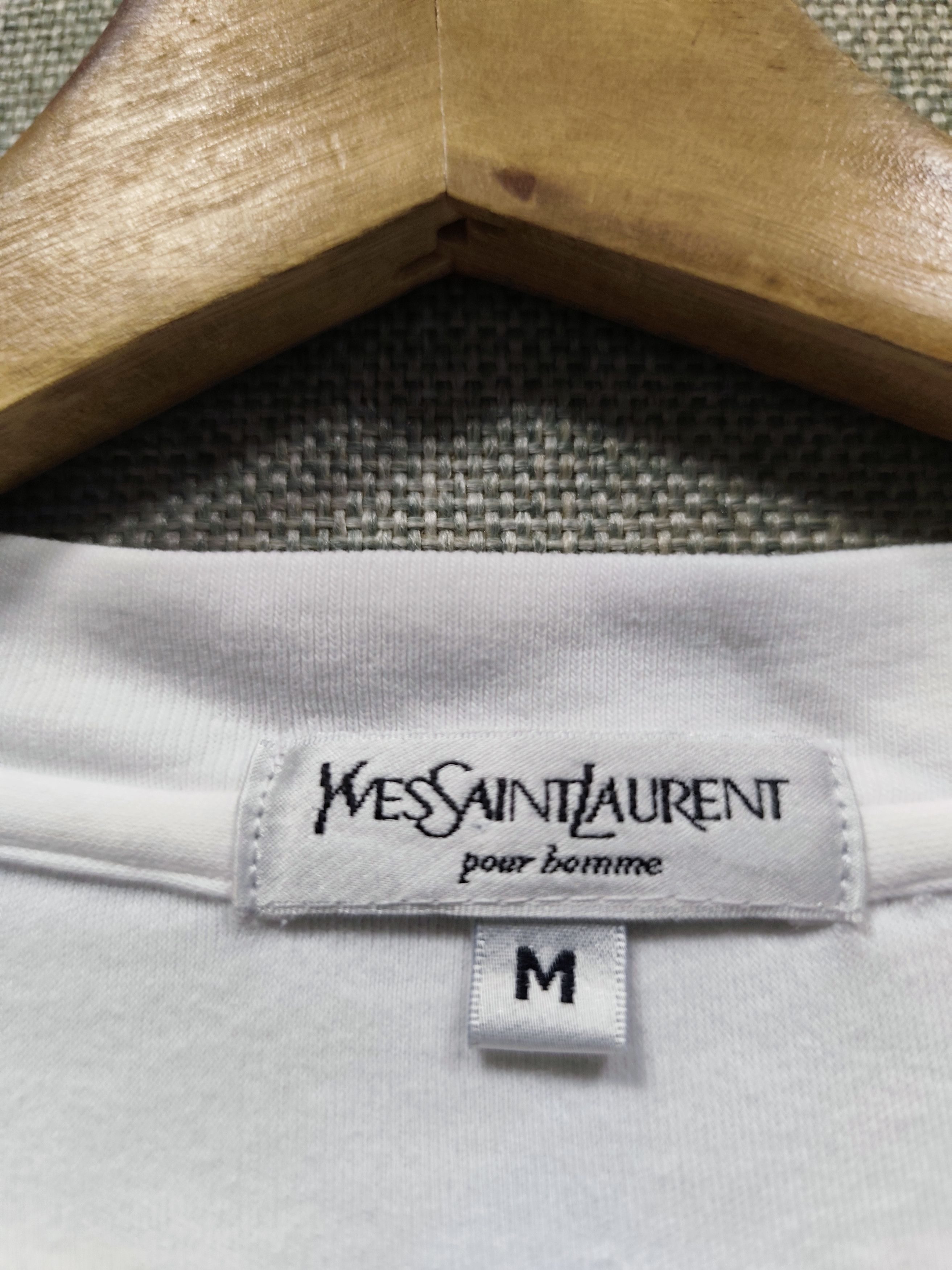 Yves Saint Laurent Yves Saint Laurent Spellout embroidery tee Size US M / EU 48-50 / 2 - 5 Thumbnail