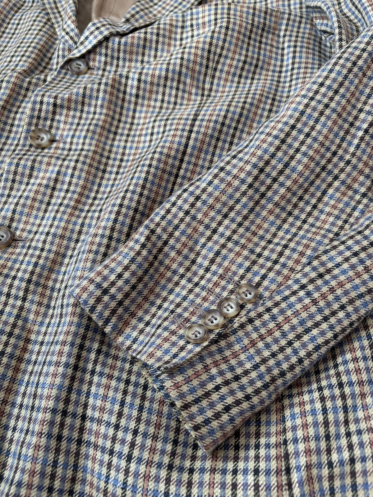 Burberry Burberry vintage blazer old money elegant linen luxury Size 52R - 6 Thumbnail