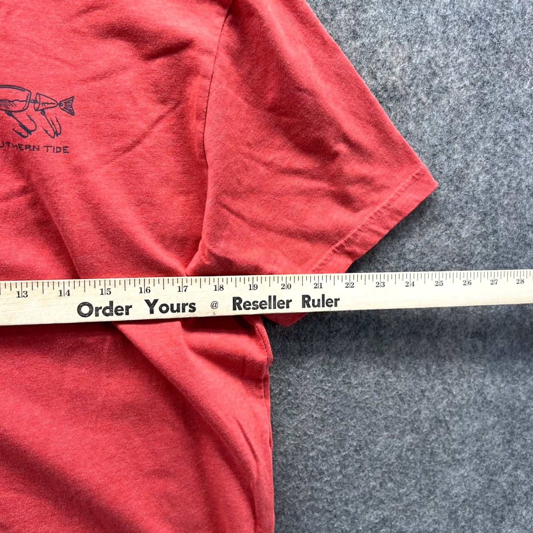 Southern Tide Southern Tide Shirt Men Medium Orange Crewneck Cotton Tee Shirt Casual Fish Logo Short Sleeve T-Shirt Size US M / EU 48-50 / 2 - 3 Thumbnail