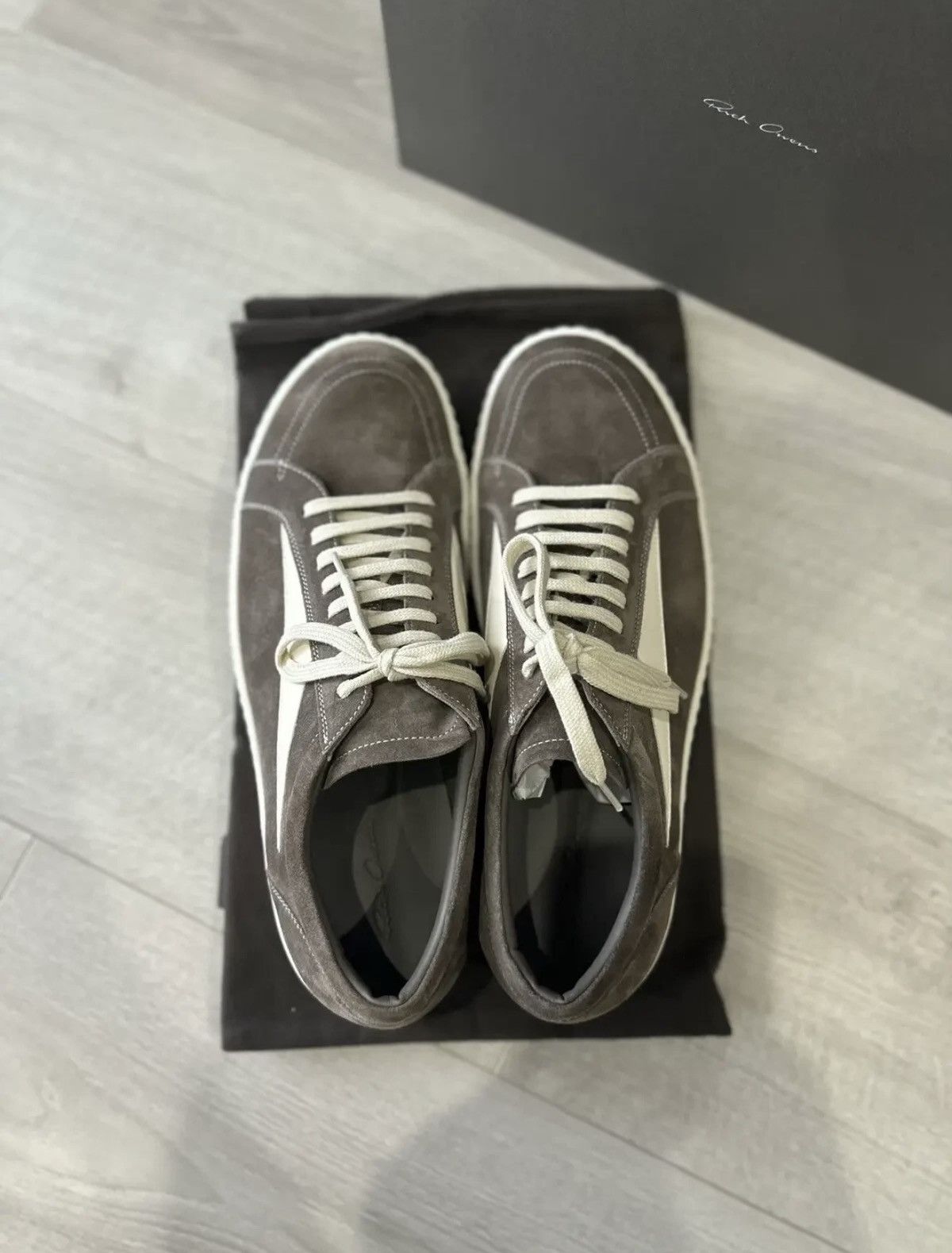 Rick Owens RICK OWENS VINTAGE SNEAKER DUST Size US 12 / EU 45 - 4 Thumbnail