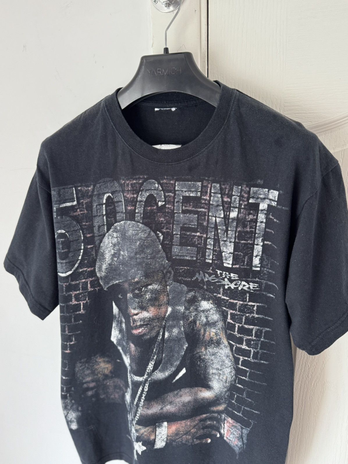 Rap Tees 2005 Vintage 50 Cent The Massacre Album Rap Tee Size US L / EU 52-54 / 3 - 4 Thumbnail