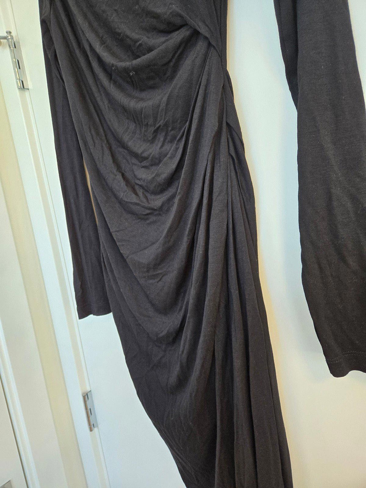 Helmut Lang Helmut Lang Asymetrical Scala Long Sleeve Cutout Dress Sz S Size S / US 4 / IT 40 - 4 Thumbnail