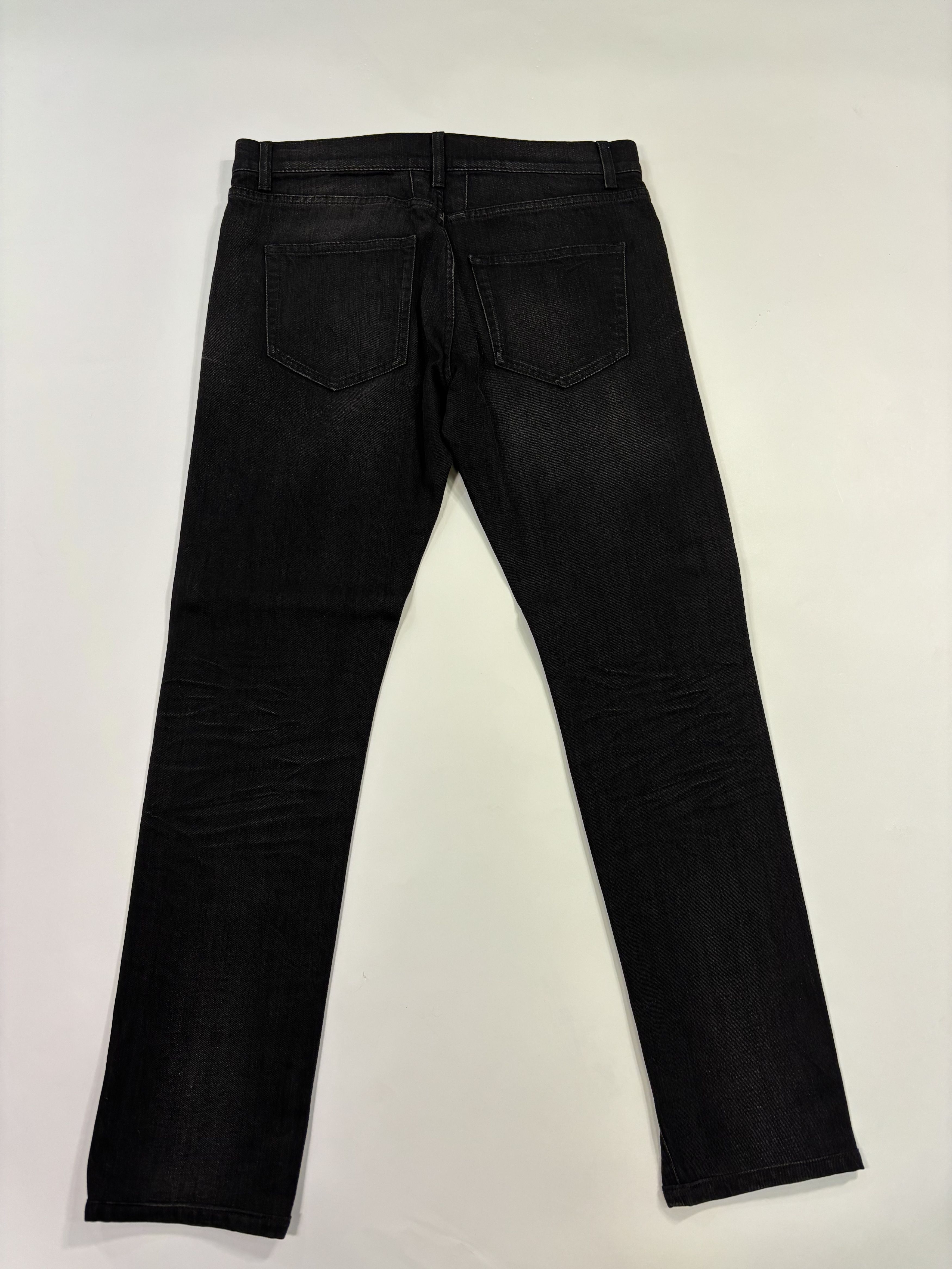 Saint Laurent Paris Saint Laurent Distressed Black Jeans Size US 32 / EU 48 - 4 Thumbnail