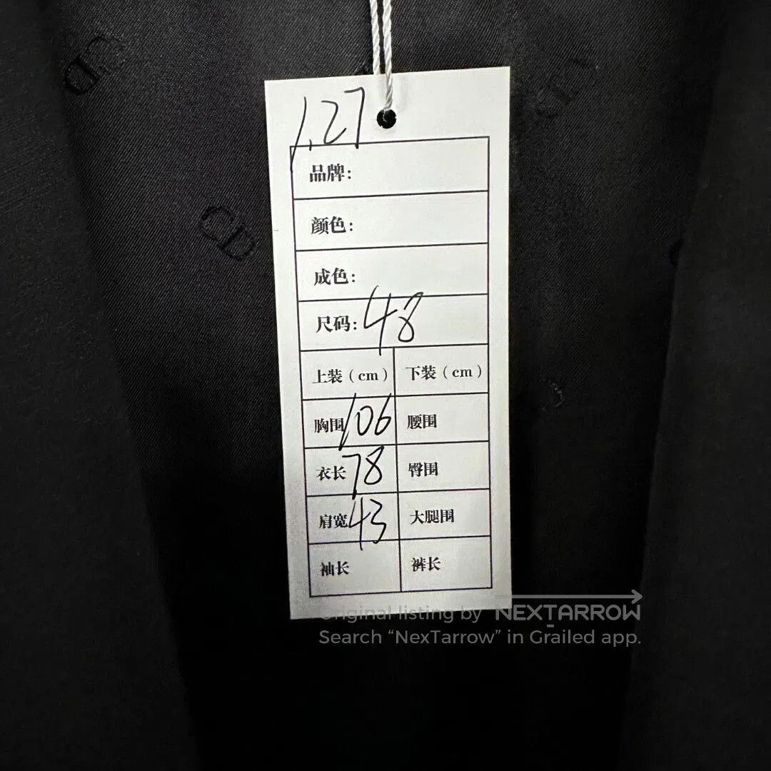Dior black saddle pocket blazer jacket. Size US L / EU 52-54 / 3 - 5 Thumbnail