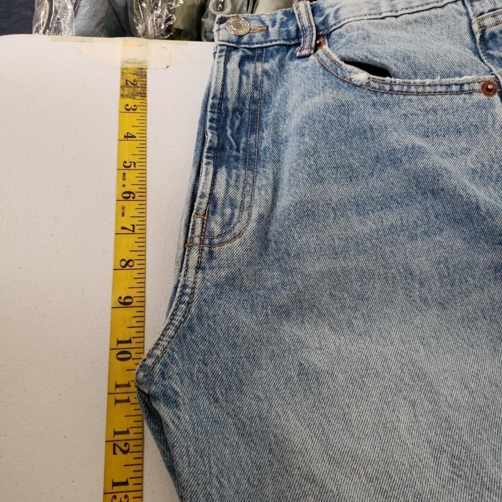 Zara Zara Light Blue Distressed Wide Leg Jeans Size 28" / US 6 / IT 42 - 7 Thumbnail