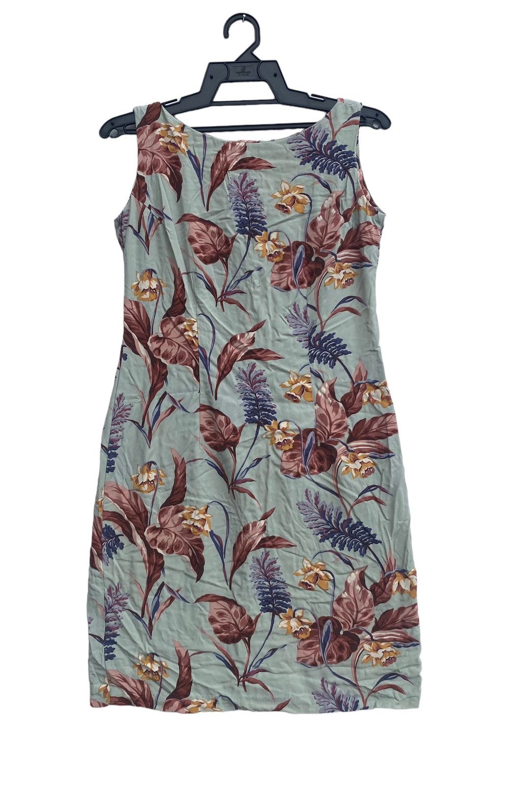 Vtg 90s Reyn Spooner hawaiian floral casual maxi dress