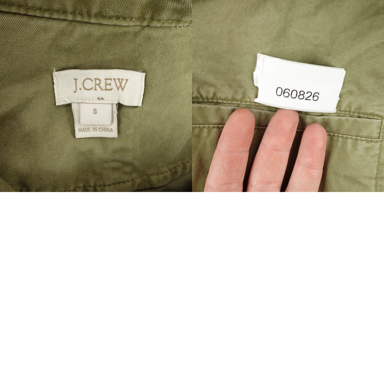 J.Crew J.CREW Military Jacket Womens Small Army Green Full Zip Utility Coat Outdoor Size S / US 4 / IT 40 - 8 Thumbnail