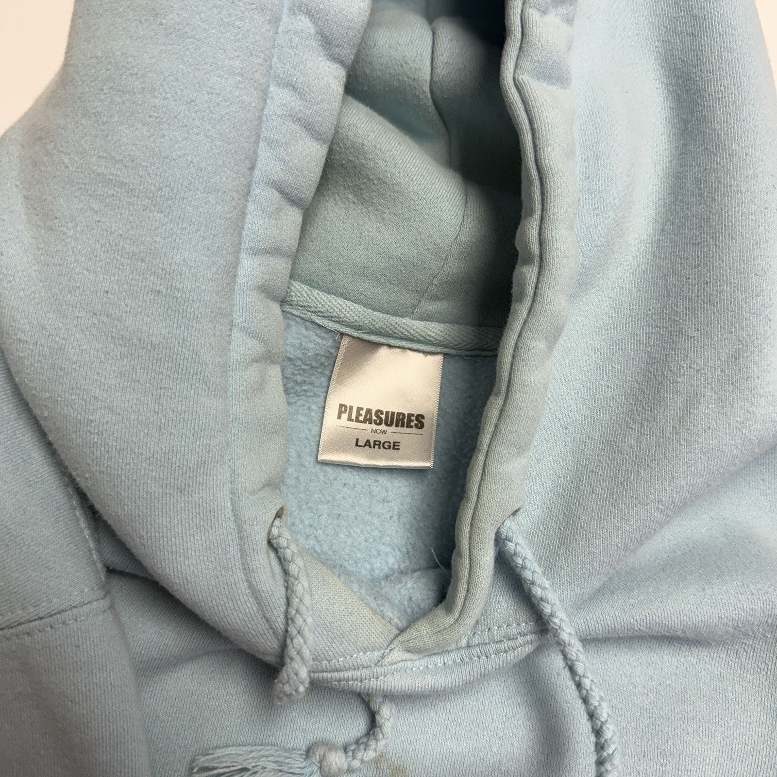 Pleasures Pleasures Hoodie Sweatshirt Large Lite Blue Skate Size US L / EU 52-54 / 3 - 9 Thumbnail