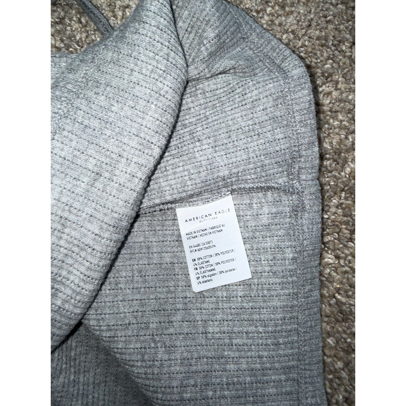 American Eagle Outfitters American Eagle - Square Neck Cami - Gray, Medium Size M / US 6-8 / IT 42-44 - 4 Thumbnail