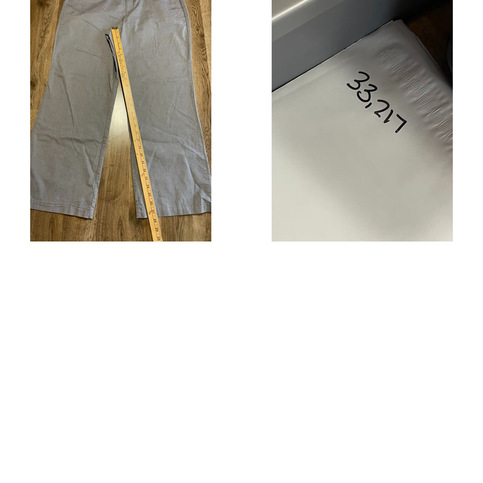 Dockers **DOCKERS Women's Size 16 Petite Gray Straight Leg Pants** User: DOCKERS Women's Size 16 Petite Gray Straight Leg Pants Size 38" / US 16 / IT 52 - 8 Thumbnail