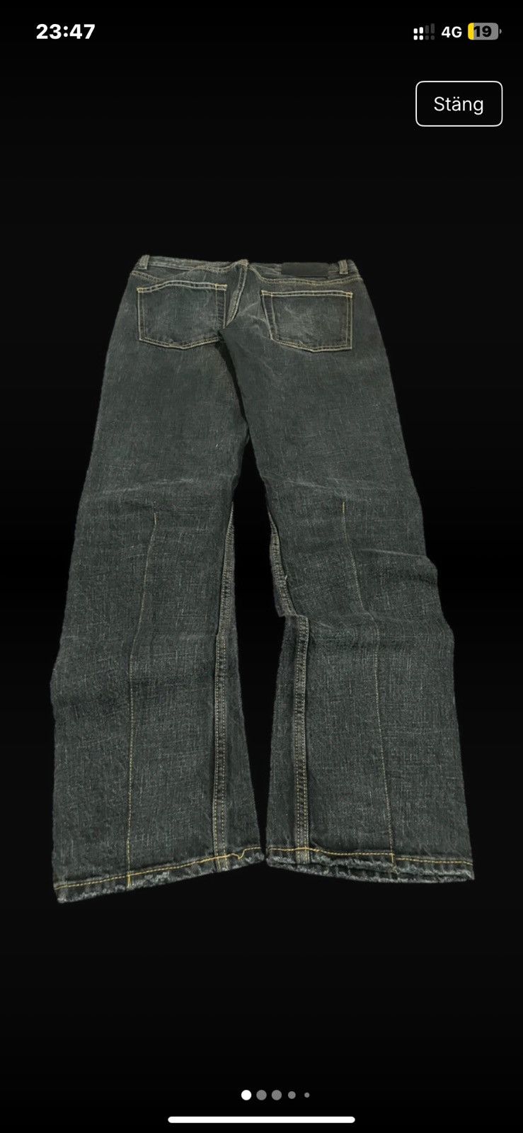 Yohji Yamamoto 2012 Yohji Yamamoto Y-3 denim jeans Size US 29 - 1 Thumbnail