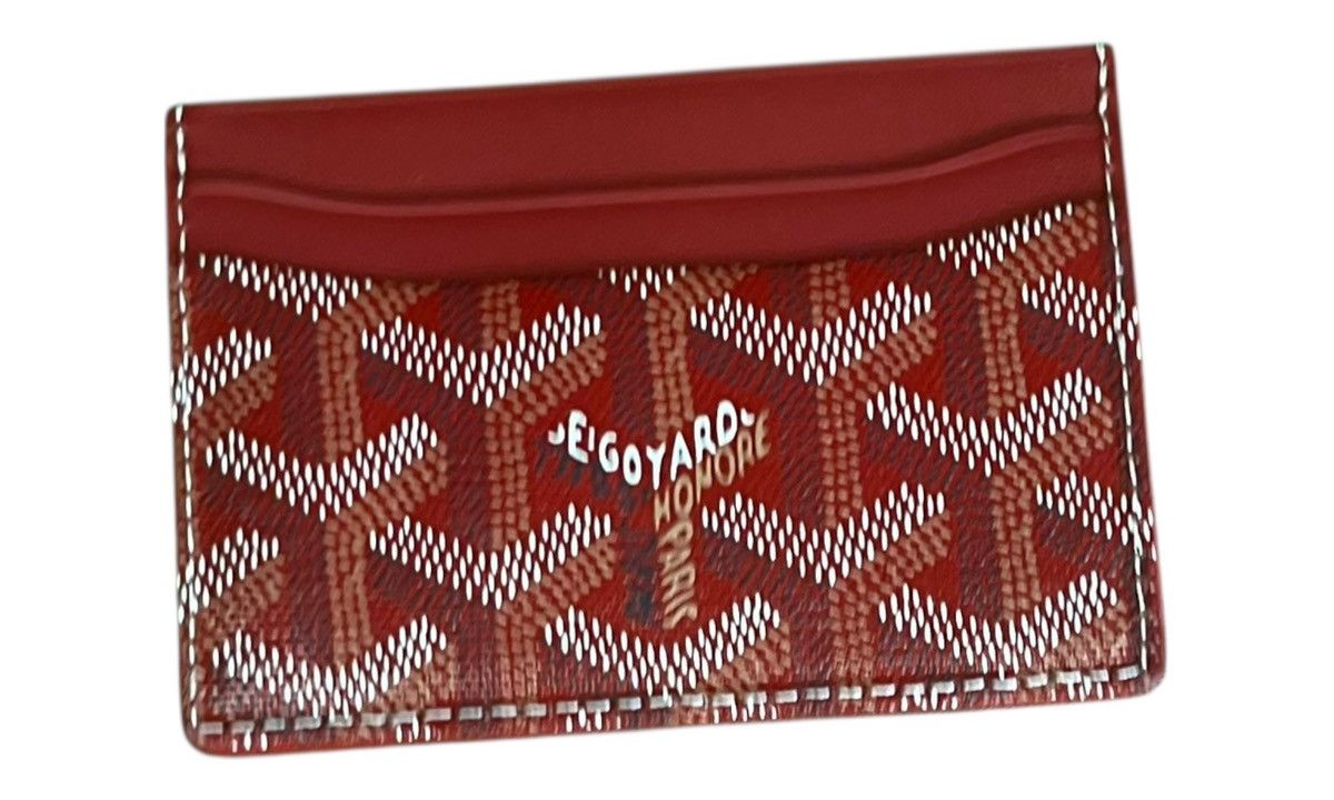 Goyard Goyard Saint Sulpice Red Card Holder Size ONE SIZE - 1 Thumbnail